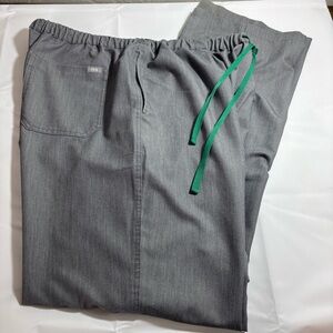 Figs Men Pisco Basic Scrub Pant XXL/Tall Gray Technical Collection Drawstring